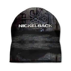 Шапка 3D с принтом Nickelback в Кировске, 100% полиэстер | универсальный размер, печать по всей поверхности изделия | nickelback | группа | никельбэк | рок