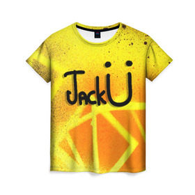Женская футболка 3D с принтом Jack U Collection в Кировске, 100% полиэфир ( синтетическое хлопкоподобное полотно) | прямой крой, круглый вырез горловины, длина до линии бедер | diplo | jack u | skrillex