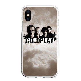 Чехол для iPhone XS Max матовый с принтом Coldplay в Кировске, Силикон | Область печати: задняя сторона чехла, без боковых панелей | coldplay | rock | колдплэй | рок