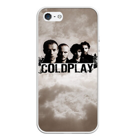 Чехол для iPhone 5/5S матовый с принтом Coldplay в Кировске, Силикон | Область печати: задняя сторона чехла, без боковых панелей | coldplay | rock | колдплэй | рок
