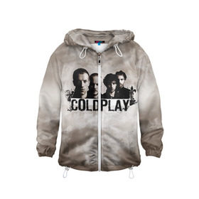 Детская ветровка 3D с принтом Coldplay в Кировске, 100% полиэстер | подол и капюшон оформлены резинкой с фиксаторами, по бокам два кармана без застежек, один потайной карман на груди | coldplay | rock | колдплэй | рок
