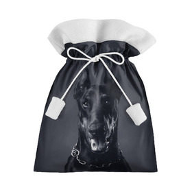 Подарочный 3D мешок с принтом Доберман в Кировске, 100% полиэстер | Размер: 29*39 см | доберман | животное | порода | собака