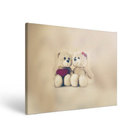Холст прямоугольный с принтом Love teddy bears в Кировске, 100% ПВХ |  | Тематика изображения на принте: 14 февраля | bears | teddy | валентин | день святого валентина | игрушки | медведи | милый | мимими | мишка | мишки | подарки | подарок | подарок девушке | подарок парню | тедди