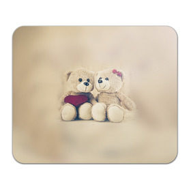 Коврик прямоугольный с принтом Love teddy bears в Кировске, натуральный каучук | размер 230 х 185 мм; запечатка лицевой стороны | Тематика изображения на принте: 14 февраля | bears | teddy | валентин | день святого валентина | игрушки | медведи | милый | мимими | мишка | мишки | подарки | подарок | подарок девушке | подарок парню | тедди