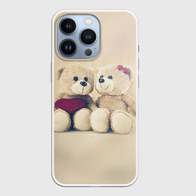 Чехол для iPhone 13 Pro с принтом Love teddy bears в Кировске,  |  | 14 февраля | bears | teddy | валентин | день святого валентина | игрушки | медведи | милый | мимими | мишка | мишки | подарки | подарок | подарок девушке | подарок парню | тедди