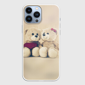 Чехол для iPhone 13 Pro Max с принтом Love teddy bears в Кировске,  |  | 14 февраля | bears | teddy | валентин | день святого валентина | игрушки | медведи | милый | мимими | мишка | мишки | подарки | подарок | подарок девушке | подарок парню | тедди