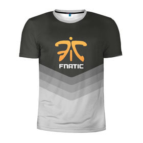 Мужская футболка 3D спортивная с принтом fnatic в Кировске, 100% полиэстер с улучшенными характеристиками | приталенный силуэт, круглая горловина, широкие плечи, сужается к линии бедра | fnatic