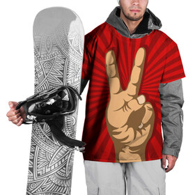 Накидка на куртку 3D с принтом Всё Peace DATA в Кировске, 100% полиэстер |  | good | ok | жест | настроение | окей | отлично | рука | хорошо