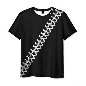 Мужская футболка 3D с принтом Three Days Grace 9 в Кировске, 100% полиэфир | прямой крой, круглый вырез горловины, длина до линии бедер | three days grace
