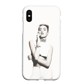 Чехол для iPhone XS Max матовый с принтом Miley в Кировске, Силикон | Область печати: задняя сторона чехла, без боковых панелей | cyrus | miley | майли | музыка | сайрус