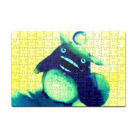 Пазл магнитный 126 элементов с принтом Totoro в Кировске, полимерный материал с магнитным слоем | 126 деталей, размер изделия —  180*270 мм | Тематика изображения на принте: 