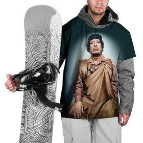 Накидка на куртку 3D с принтом Каддафи 1 в Кировске, 100% полиэстер |  | каддафи | муаммар каддафи | революция