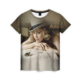 Женская футболка 3D с принтом Мадонна 1 в Кировске, 100% полиэфир ( синтетическое хлопкоподобное полотно) | прямой крой, круглый вырез горловины, длина до линии бедер | madonna | мадонна | музыка