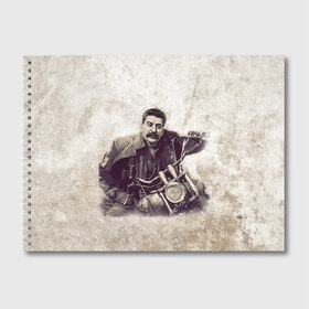 Альбом для рисования с принтом Сталин 2 в Кировске, 100% бумага
 | матовая бумага, плотность 200 мг. | знаменитости | иосиф сталин | ретро | ссср