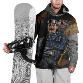 Накидка на куртку 3D с принтом Сталин 3 в Кировске, 100% полиэстер |  | знаменитости | иосиф сталин | ретро | ссср