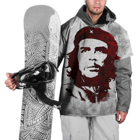 Накидка на куртку 3D с принтом Че Гевара 1 в Кировске, 100% полиэстер |  | ernesto che guevara | куба | революционер | революция | ретро | эрнесто че гевара