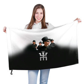 Флаг 3D с принтом Пикник 1 в Кировске, 100% полиэстер | плотность ткани — 95 г/м2, размер — 67 х 109 см. Принт наносится с одной стороны | Тематика изображения на принте: пикник