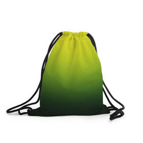 Рюкзак-мешок 3D с принтом Зелёная текстура в Кировске, 100% полиэстер | плотность ткани — 200 г/м2, размер — 35 х 45 см; лямки — толстые шнурки, застежка на шнуровке, без карманов и подкладки | зелёный | текстура | цветовой переход