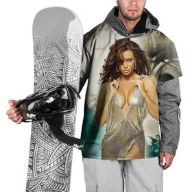Накидка на куртку 3D с принтом Девушка в кольчуге в Кировске, 100% полиэстер |  | Тематика изображения на принте: взгляд | девушка | кольчуга | красивая | модель