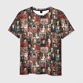 Мужская футболка 3D с принтом K-pop коллаж в Кировске, 100% полиэфир | прямой крой, круглый вырез горловины, длина до линии бедер | cl корея | k pop | айдолы | девушки | коллаж