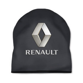 Шапка 3D с принтом Renault в Кировске, 100% полиэстер | универсальный размер, печать по всей поверхности изделия | renault | рено