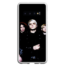 Чехол для Samsung Galaxy S10 с принтом My Chemical Romance в Кировске, Силикон | Область печати: задняя сторона чехла, без боковых панелей | Тематика изображения на принте: anthony | black parade | bob bryar | famous last words | frank | gerard | james dewees | matt pelissier | mikey | my chemical romance | ray toro | sing | way | айеро | боб | брайар | деуис | джеймс | джерард уэй | майки | мэтт | пелишьер | рэй | торо | уэ