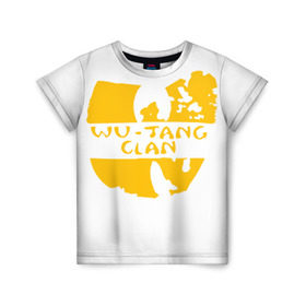 Детская футболка 3D с принтом Wu Tang Clan в Кировске, 100% гипоаллергенный полиэфир | прямой крой, круглый вырез горловины, длина до линии бедер, чуть спущенное плечо, ткань немного тянется | Тематика изображения на принте: method man | tang clan | wu tang clan