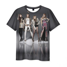 Мужская футболка 3D с принтом K-pop девушки в Кировске, 100% полиэфир | прямой крой, круглый вырез горловины, длина до линии бедер | 2ne1 | cl | cl корея | k pop | айдолы | девушка | кей поп | корейская | корейцы | корея | кпоп | попса | южная