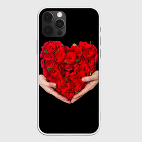 Чехол для iPhone 12 Pro Max с принтом Сердце в руках в Кировске, Силикон |  | 8 марта | любовь | подарок | праздник | розы | руки | сердце