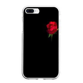 Чехол для iPhone 7Plus/8 Plus матовый с принтом Розы за спиной в Кировске, Силикон | Область печати: задняя сторона чехла, без боковых панелей | за спиной | любовь | подарок | роза | розы | сюрприз | цветы | чувства