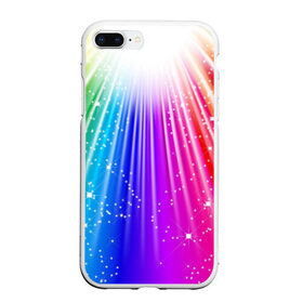 Чехол для iPhone 7Plus/8 Plus матовый с принтом Солнце в Кировске, Силикон | Область печати: задняя сторона чехла, без боковых панелей | обстракция | радуга | свет | солнце | спектр | цвет | цвета | яркие