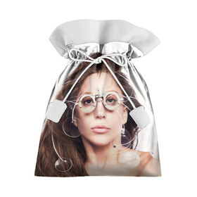 Подарочный 3D мешок с принтом Lady Gaga в Кировске, 100% полиэстер | Размер: 29*39 см | 