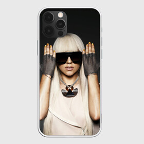 Чехол для iPhone 12 Pro с принтом Lady Gaga в Кировске, силикон | область печати: задняя сторона чехла, без боковых панелей | lady gaga | блондинка | звезда | знаменитость | леди гаага | очки | певица | поп | эпатаж | эпатажная