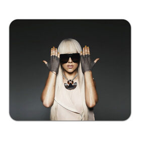 Коврик прямоугольный с принтом Lady Gaga в Кировске, натуральный каучук | размер 230 х 185 мм; запечатка лицевой стороны | lady gaga | блондинка | звезда | знаменитость | леди гаага | очки | певица | поп | эпатаж | эпатажная