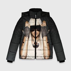 Зимняя куртка для мальчиков 3D с принтом Lady Gaga в Кировске, ткань верха — 100% полиэстер; подклад — 100% полиэстер, утеплитель — 100% полиэстер | длина ниже бедра, удлиненная спинка, воротник стойка и отстегивающийся капюшон. Есть боковые карманы с листочкой на кнопках, утяжки по низу изделия и внутренний карман на молнии. 

Предусмотрены светоотражающий принт на спинке, радужный светоотражающий элемент на пуллере молнии и на резинке для утяжки | lady gaga | блондинка | звезда | знаменитость | леди гаага | очки | певица | поп | эпатаж | эпатажная