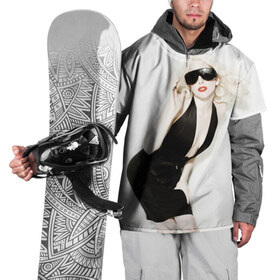 Накидка на куртку 3D с принтом Lady Gaga в Кировске, 100% полиэстер |  | lady gaga | блондинка | звезда | знаменитость | леди гаага | певица | поп | эпатаж | эпатажная