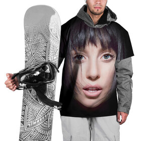 Накидка на куртку 3D с принтом Lady Gaga в Кировске, 100% полиэстер |  | 