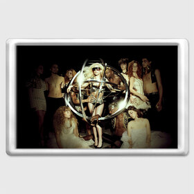 Магнит 45*70 с принтом Lady Gaga в Кировске, Пластик | Размер: 78*52 мм; Размер печати: 70*45 | 