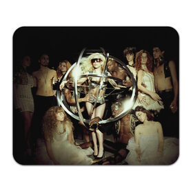 Коврик прямоугольный с принтом Lady Gaga в Кировске, натуральный каучук | размер 230 х 185 мм; запечатка лицевой стороны | 