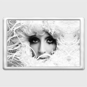 Магнит 45*70 с принтом Lady Gaga в Кировске, Пластик | Размер: 78*52 мм; Размер печати: 70*45 | Тематика изображения на принте: lady gaga | белые | блондинка | звезда | знаменитость | леди гаага | певица | перья | поп | эпатаж | эпатажная