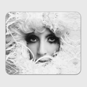 Коврик прямоугольный с принтом Lady Gaga в Кировске, натуральный каучук | размер 230 х 185 мм; запечатка лицевой стороны | Тематика изображения на принте: lady gaga | белые | блондинка | звезда | знаменитость | леди гаага | певица | перья | поп | эпатаж | эпатажная