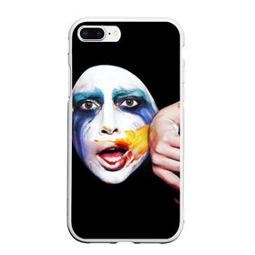 Чехол для iPhone 7Plus/8 Plus матовый с принтом Lady Gaga в Кировске, Силикон | Область печати: задняя сторона чехла, без боковых панелей | lady gaga | взгляд | звезда | знаменитость | леди гаага | певица | поп | портрет | эпатаж | эпатажная