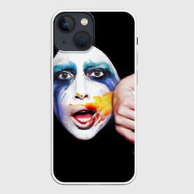 Чехол для iPhone 13 mini с принтом Lady Gaga в Кировске,  |  | lady gaga | взгляд | звезда | знаменитость | леди гаага | певица | поп | портрет | эпатаж | эпатажная