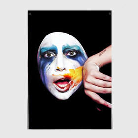 Постер с принтом Lady Gaga в Кировске, 100% бумага
 | бумага, плотность 150 мг. Матовая, но за счет высокого коэффициента гладкости имеет небольшой блеск и дает на свету блики, но в отличии от глянцевой бумаги не покрыта лаком | lady gaga | взгляд | звезда | знаменитость | леди гаага | певица | поп | портрет | эпатаж | эпатажная
