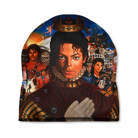 Шапка 3D с принтом Michael Jackson в Кировске, 100% полиэстер | универсальный размер, печать по всей поверхности изделия | майкл джексон
