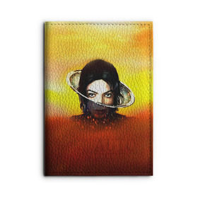 Обложка для автодокументов с принтом Michael Jackson в Кировске, натуральная кожа |  размер 19,9*13 см; внутри 4 больших “конверта” для документов и один маленький отдел — туда идеально встанут права | Тематика изображения на принте: майкл джексон
