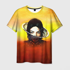 Мужская футболка 3D с принтом Michael Jackson в Кировске, 100% полиэфир | прямой крой, круглый вырез горловины, длина до линии бедер | майкл джексон