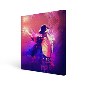 Холст квадратный с принтом Michael Jackson в Кировске, 100% ПВХ |  | Тематика изображения на принте: джексон | майкл