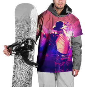 Накидка на куртку 3D с принтом Michael Jackson в Кировске, 100% полиэстер |  | джексон | майкл
