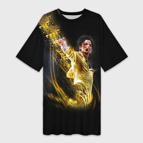 Платье-футболка 3D с принтом Michael Jackson в Кировске,  |  | майкл джексон